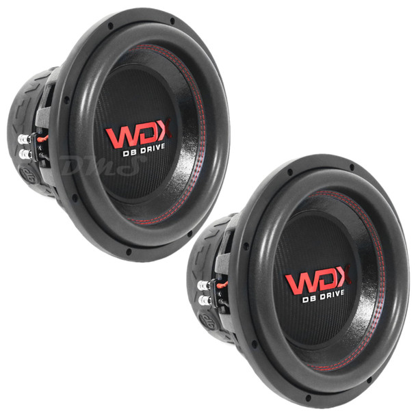 DB Drive WDX12G1.4 | 12 Inch 2000W Max DVC 4 Ohm Subwoofers | WDX G1 12" (Pair)
