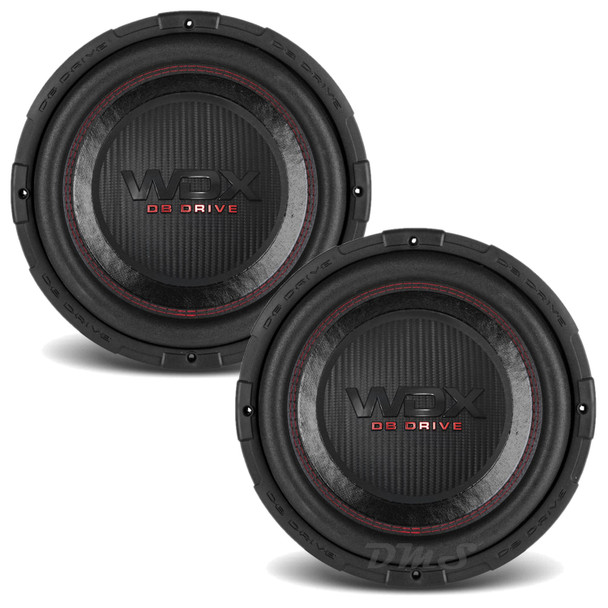 DB Drive WDX12G2.2 | 12 Inch 2500W Max DVC 2 Ohm Subwoofers | WDX G2 12" (Pair)