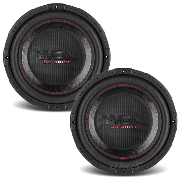 DB Drive WDX12G2.4 | 12 Inch 2500W Max DVC 4 Ohm Subwoofers | WDX G2 12" (Pair)