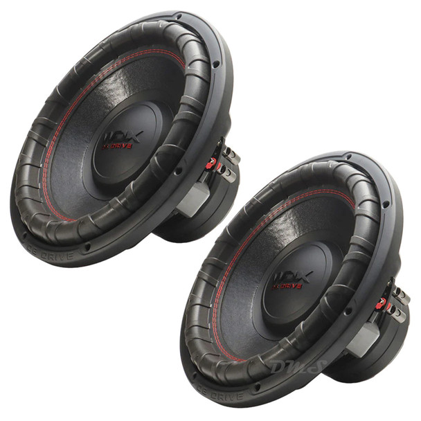 DB Drive WDX15G2R.2 | 15 Inch 2500W Max DVC 2 Ohm Subwoofers | WDX G2R 15" (Pair)