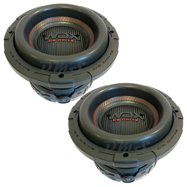 DB Drive WDX8G2.2 | 8 Inch 1500W Max DVC 2 Ohm Subwoofers (Pair)