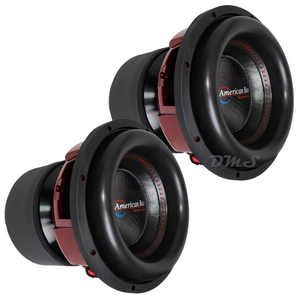 American Bass HURRICANE 12 Inch 6000W DVC 1 Ohm Subwoofers (Pair) MAIN PHOTO