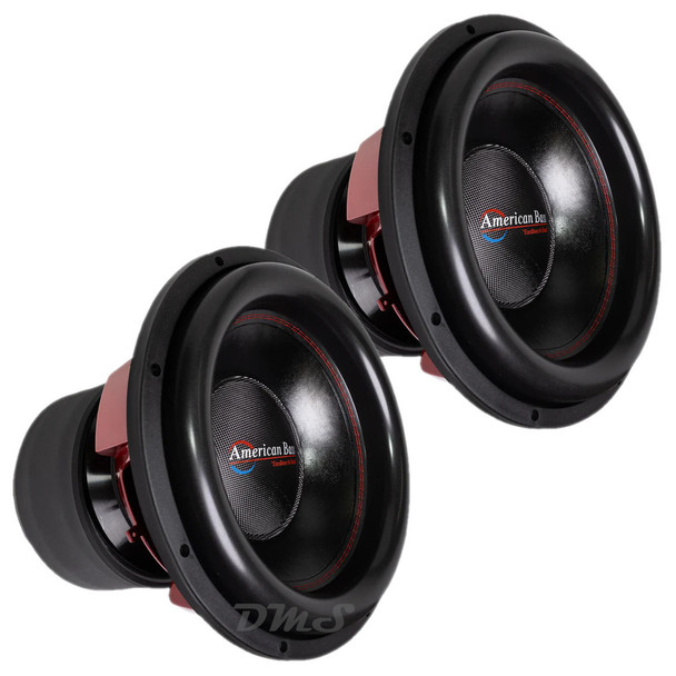American Bass HURRICANE 15 Inch 6000W DVC 2 Ohm Subwoofers (Pair)