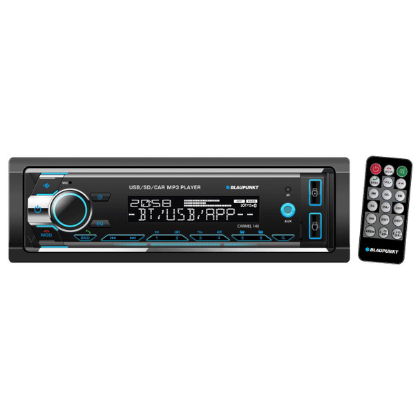Blaupunkt CARMEL140 | Single Din Multi-Media Bluetooth Head Unit Radio MAIN PHOTO