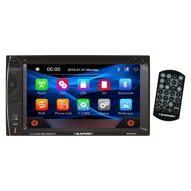 Blaupunkt MIAMI650 | 6.2 Inch Double Din Touchscreen Multi-Media DVD Head Unit MAIN PHOTO