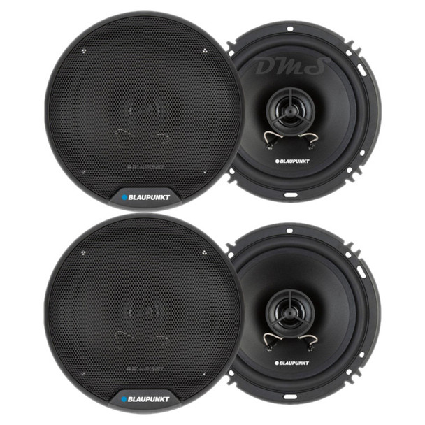 Blaupunkt BPS-E652 | E-Series 6.5 Inch 40W 4 Ohm 2-Way Coaxial Speakers (4 Pack)