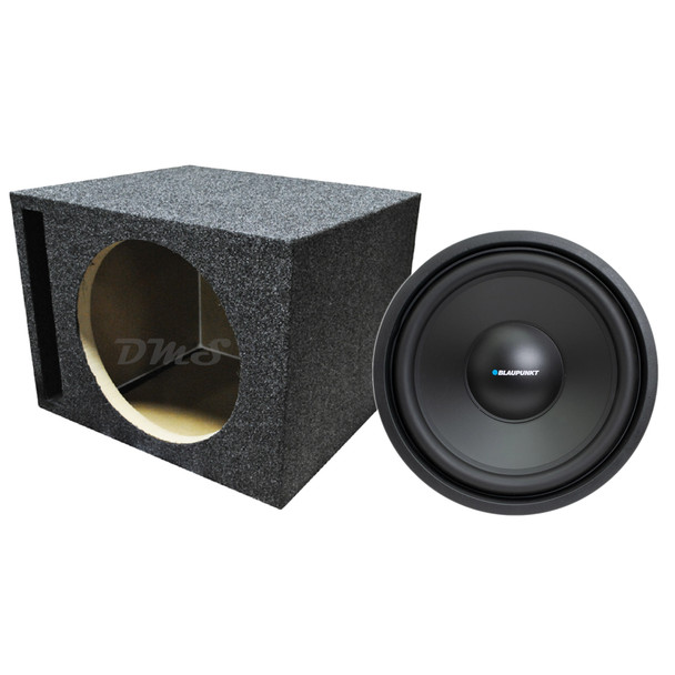 Blaupunkt BPW-E12S Package | 12" 500W S4 Subwoofer & QPower HD Ported Box MAIN PHOTO