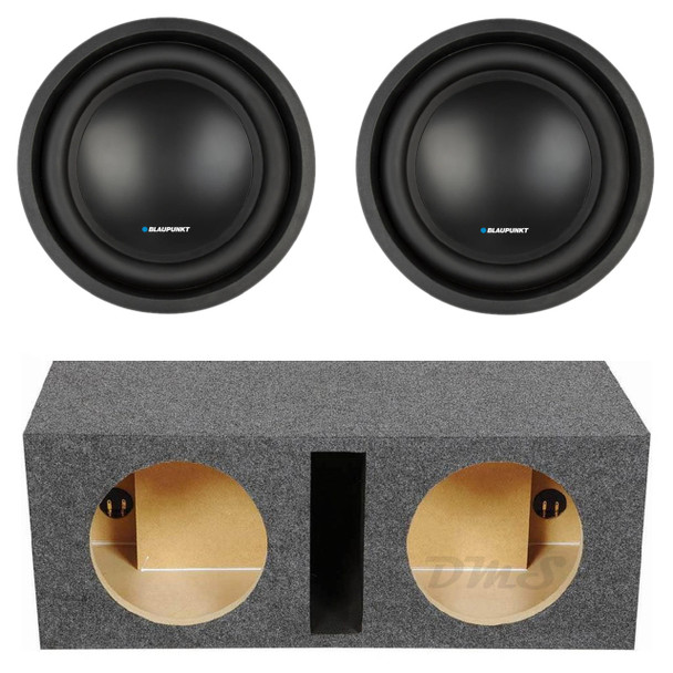Blaupunkt X-Series 10 Package | Dual 10" 1000W D4 Subwoofers & QPower HD Ported Box MAIN PHOTO