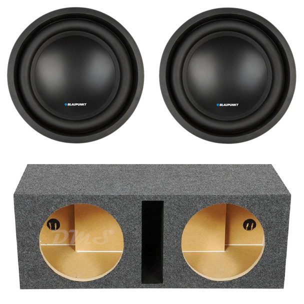 Blaupunkt X-Series 12 Package | Dual 12" 1000W D4 Subwoofers & QPower HD Ported Box MAIN PHOTO