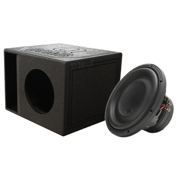 DB Drive DX Series 10 Package | 10 Inch 1200W D4 Ohm Subwoofer & QBomb Kerf Ported Box