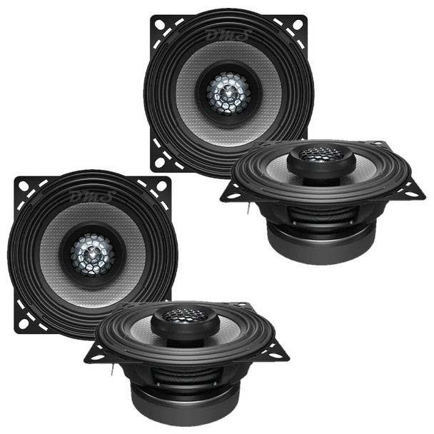 DB Drive DX Series 4 Inch 140W 4 Ohm 2-Way Coaxial Speakers | DX-S4 (4 Pack)