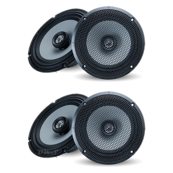 DB Drive DX Series 6.5 Inch 195W 4 Ohm 2-Way Coaxial Speakers | DX-S65 (4 Pack)