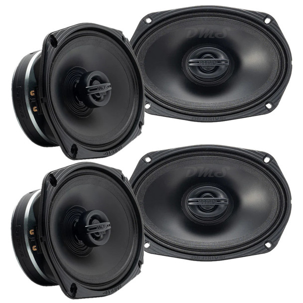 DB Drive WDX Pro Series 6x9 Inch 500W 4 Ohm 2-Way Coaxial Speakers | WDX P69 (4 Pack)