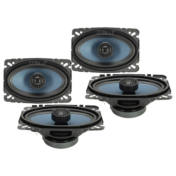 DB Drive X Series 4x6 Inch 150W 4 Ohm 2-Way Coaxial Speakers | X-S46 (4 Pack) MAIN PHOTO