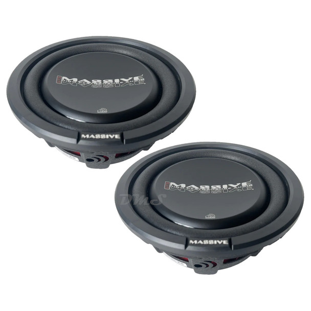 Massive Audio GTS Series 8 Inch 400W DVC 4 Ohm Slim Subwoofers | GTS8 (Pair) MAIN PHOTO