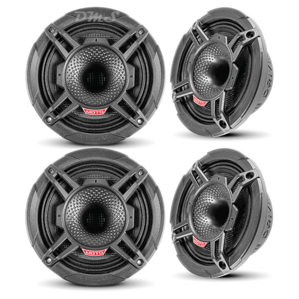 DB Drive WDX MOTO 6 Inch 500W 4 Ohm 2-Way Coaxial Speakers | WDX6MOTO-CDX (4 Pack) MAIN PHOTO