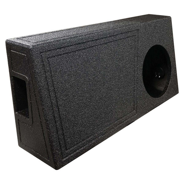 QBomb QBTRUCK110V | 10 Inch Ported Vented Shallow Slim Truck Subwoofer Box