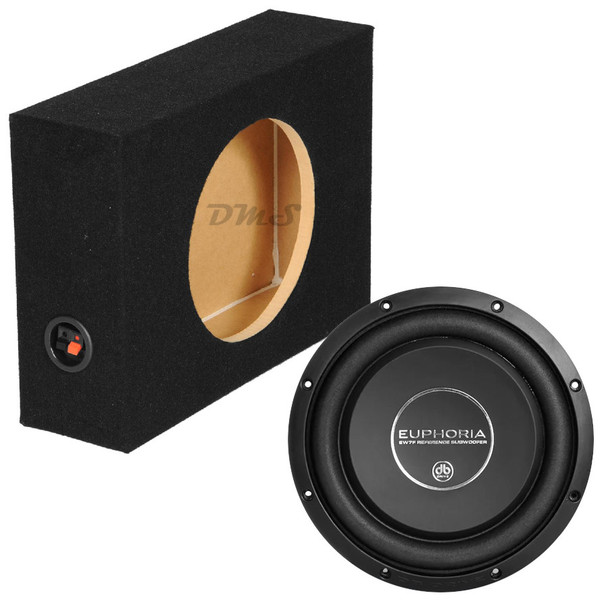 DB Drive Euphoria EW7 10 Package | 10" 1000W D4 Slim Subwoofer & QPower Sealed Slim Box MAIN PHOTO