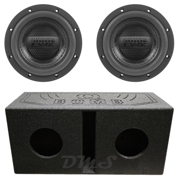 DB Drive Euphoria EWX NEO 6.5 Package | Dual 6.5" 500W D4 Subwoofer & QBomb Ported Box MAIN PHOTO