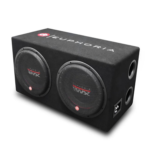 DB Drive Euphoria EWXPW12-2B | Dual 12 Inch 3000W 1 Ohm Loaded Subwoofer Enclosure