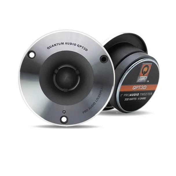 Quantum Audio QPT3D | 1 Inch 300W 4 Ohm Pro Bullet Tweeters (Pair) MAIN PHOTO