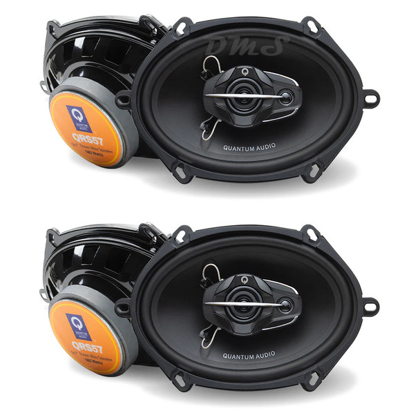 Quantum Audio QRS57 | 5x7 Inch 180W 4 Ohm 3-Way Coaxial Speakers (4 Pack) MAIN PHOTO