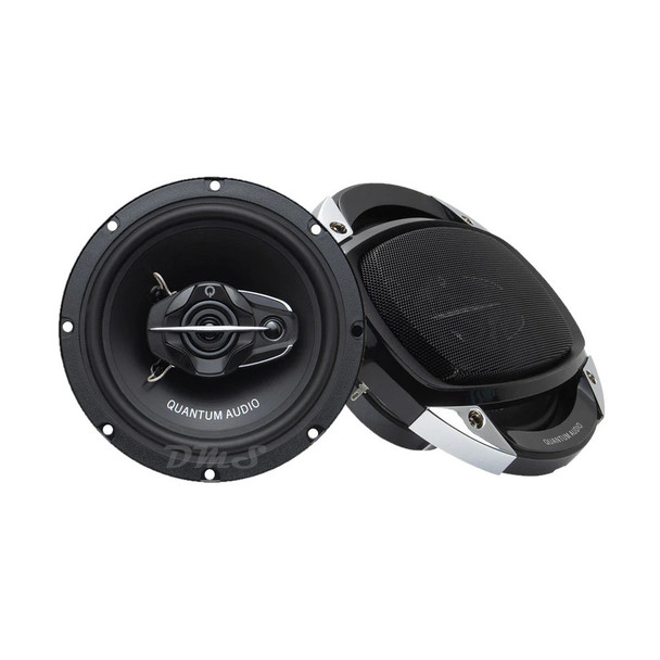 Quantum Audio QRS65 | 6.5 Inch 180W 4 Ohm 3-Way Coaxial Speakers (Pair) MAIN PHOTO