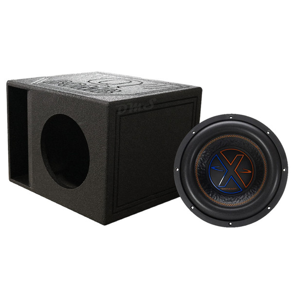 Quantum Audio QWX 10 Inch Package | 10" 4000W Max D4 Ohm Subwoofer & QBomb Kerf Ported Box Quantum Audio QWX 10 Inch Package | 10" 4000W Max D4 Ohm Subwoofer & QBomb Kerf Ported Box