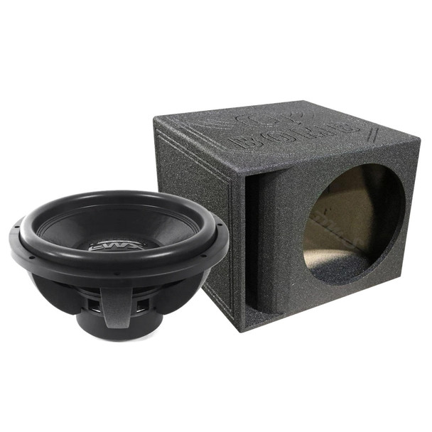 DB Drive Euphoria EWXB 15 Inch Package | 15" 2500W D4 Ohm Subwoofer & QBomb Kerf Ported Box