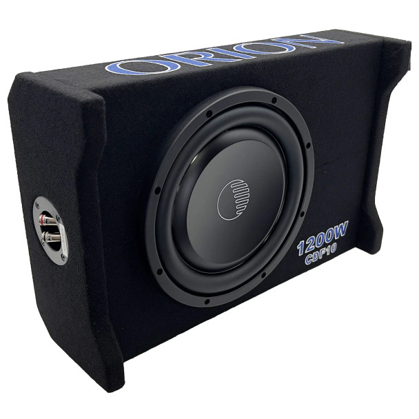 Orion Cobalt CDF10 | 10 Inch 1200W Shallow Mount Loaded Subwoofer Enclosure