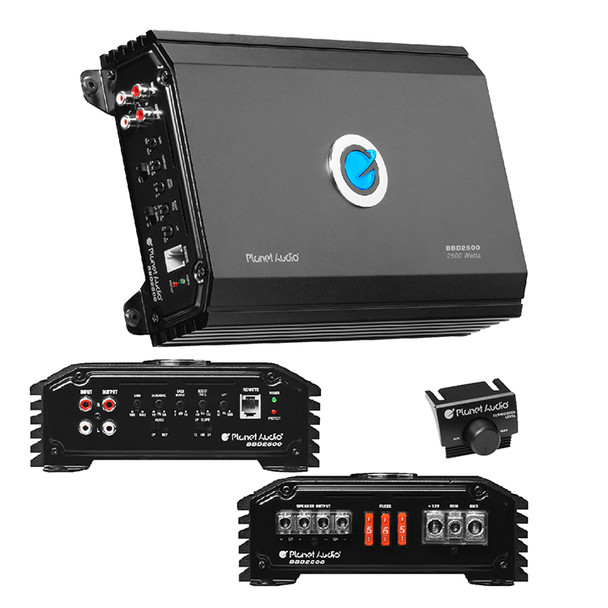 Planet Audio Big Bang BBD2500 | 2500W Max Monoblock Subwoofer Amplifier