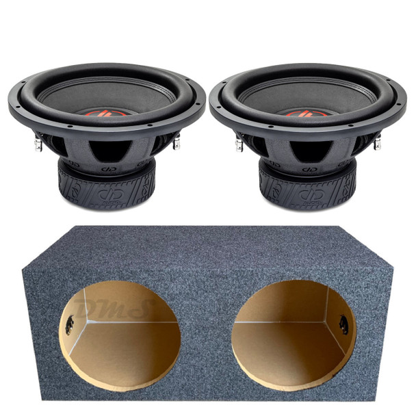 DD Audio 300-Series 312e Package | Dual 12" 1500W D4 Subwoofers & QPower Sealed Box MAIN PHOTO