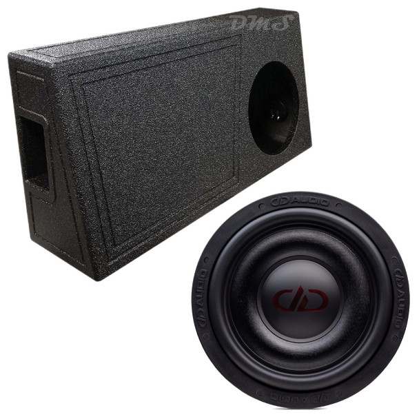 DD Audio SL600 Series SL610 Package | 10" 1200W D4 Subwoofer & QBomb Ported Truck Box