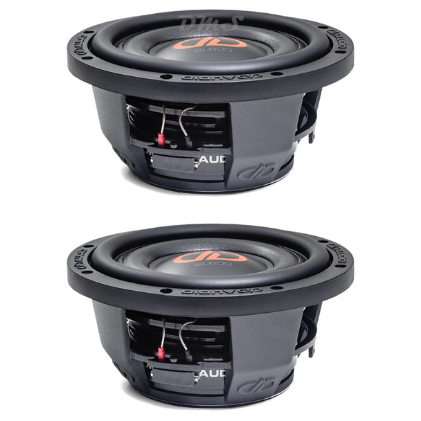 DD Audio SL600 Series 8 Inch 900W DVC 2 Ohm Slim Subwoofers | SL608 (Pair) MAIN PHOTO