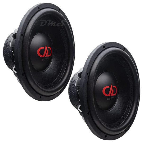 DD Audio SL700-Series 15 Inch 2000W DVC 4 Ohm Slim Subwoofers | SL715 (Pair)