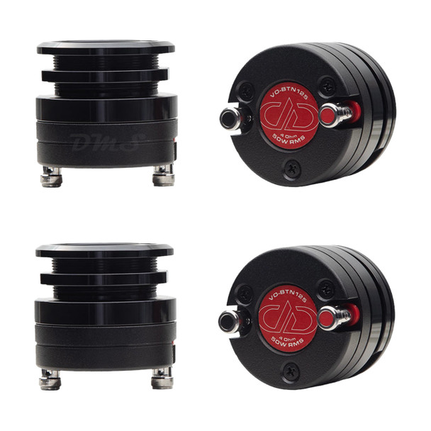 DD Audio VO-Series 1 Inch 100W 4 Ohm Bullet Tweeters | VO-BTN125 (4 Pack)