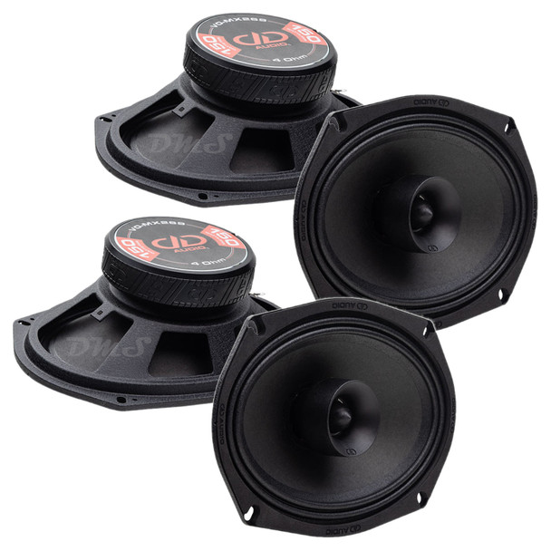 DD Audio VO-Series 6x9 Inch 300W 4 Ohm Pro Coaxial Speakers | VO-MX269 (4 Pack)