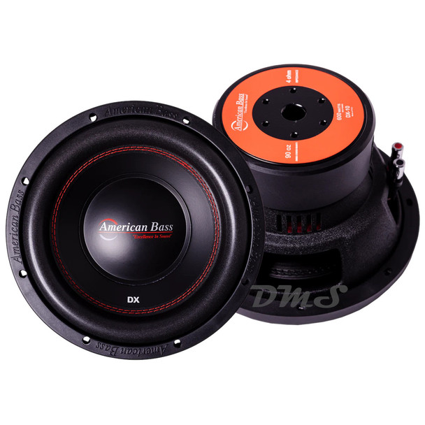 American Bass DX 10 Inch 600W SVC 4 Ohm Subwoofer | DX104 V2 MAIN PHOTO