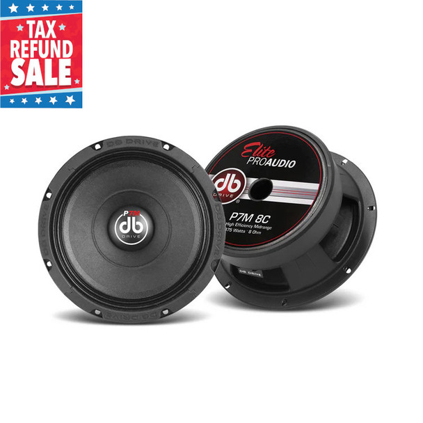 DB Drive P7M 8C | 8 Inch 375W 8 Ohm Pro Midrange Speaker (Single)
