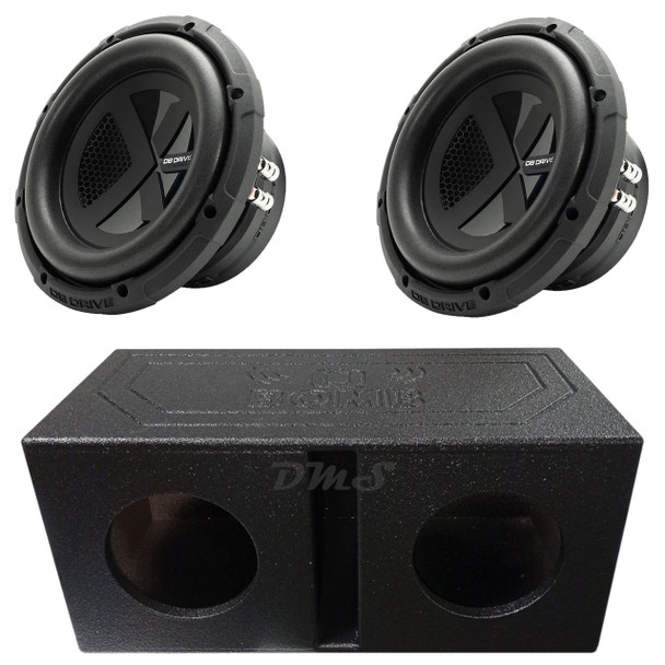 DB Drive X-Series 8 Package | Dual 8" 300W Max D4 Subwoofers & QBomb Ported Box MAIN PHOTO