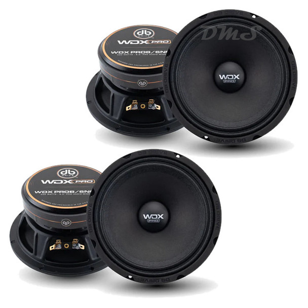 DB Drive WDX PRO8 6.5 Inch 400W 4 Ohm Mid-Bass Speakers | WDXPRO8/6NC.4 (4 Pack) MAIN PHOTO