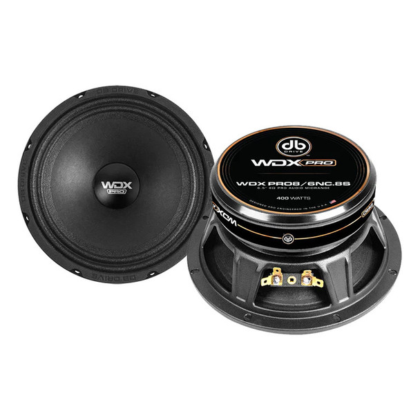 DB Drive WDX PRO8 6.5 Inch 400W 8 Ohm Mid-Bass Speakers | WDXPRO8/6NC.8S (Pair) MAIN PHOTO