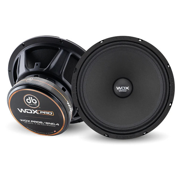 DB Drive WDX PRO8 8 Inch 500W 4 Ohm Mid-Bass Speakers | WDXPRO8/8NC.4 (Pair) v