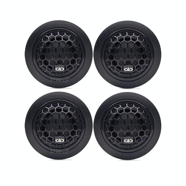 DD Audio D-Series 25MM 125W 4 Ohm Textile Dome Tweeters | D-T25a (4 Pack) MAIN PHOTO