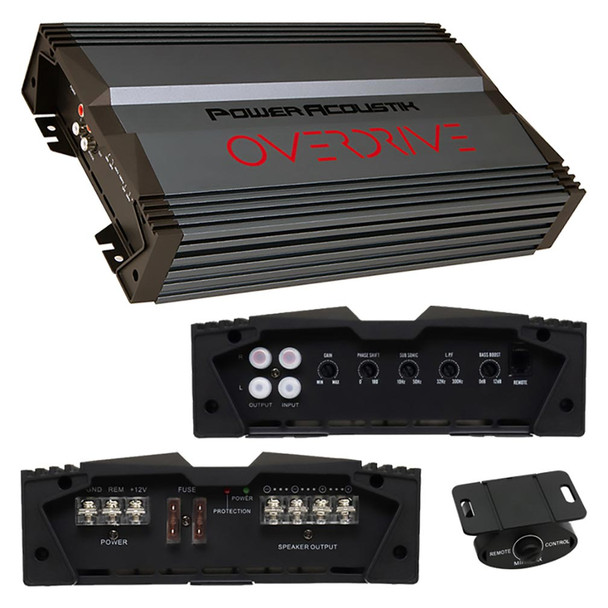 Power Acoustik Overdrive 1500W Max Monoblock Subwoofer Amplifier | OD11500