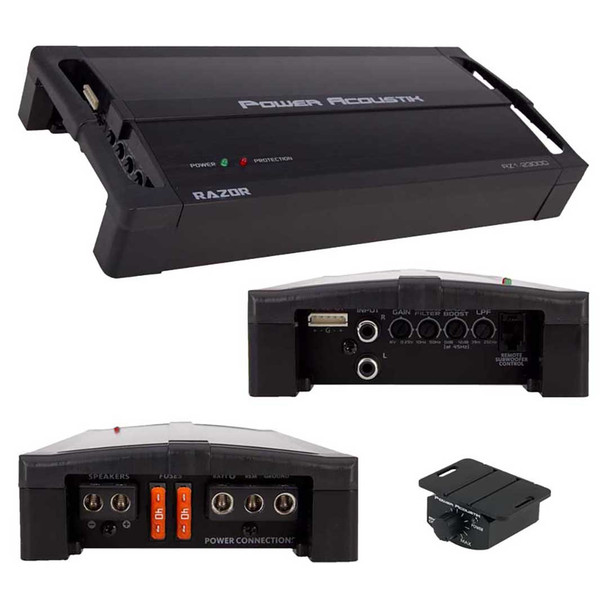 Power Acoustik Razor 3500W Max Monoblock Subwoofer Amplifier | RZ13500D