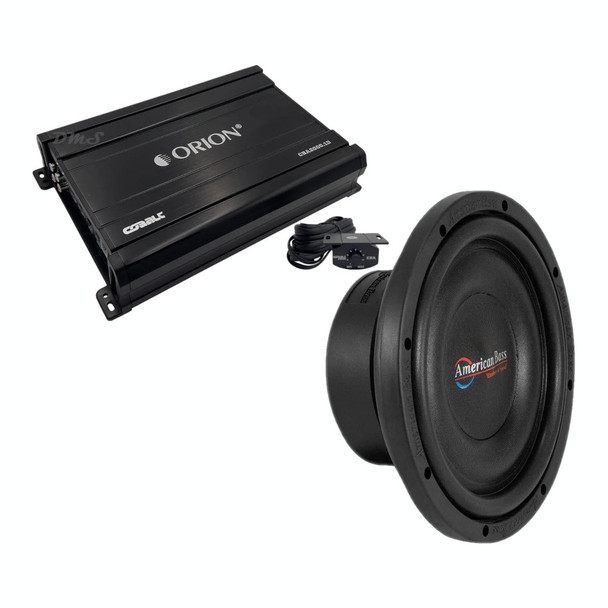 American Bass SL 10 Package | 10" 600W D4 Slim Subwoofer & Orion CBA2000.1D Amplifier MAIN PHOTO