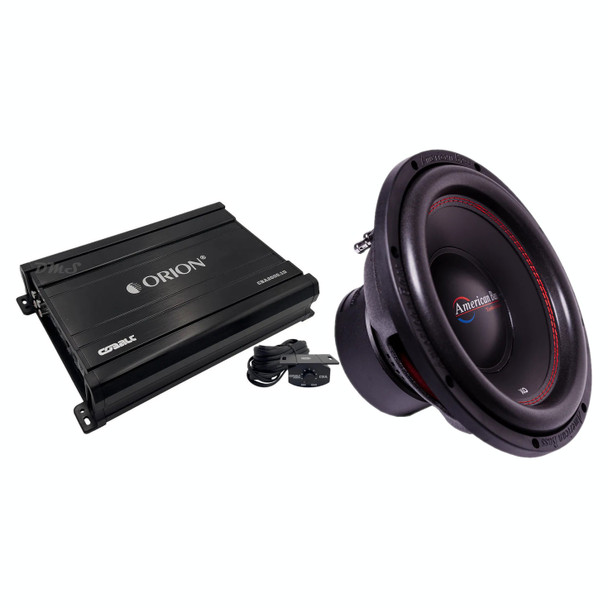 American Bass XO 12 V2 Package | 12" 600W D4 Subwoofer & Orion CBA2000.1D Amplifier MAIN PHOTO