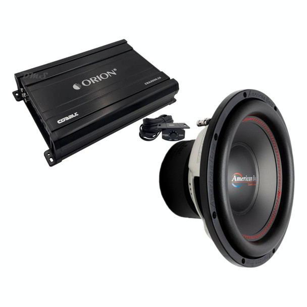 American Bass XD 12 Package | 12" 1000W D2 Subwoofer & Orion CBA2000.1D Amplifier MAIN PHOTO