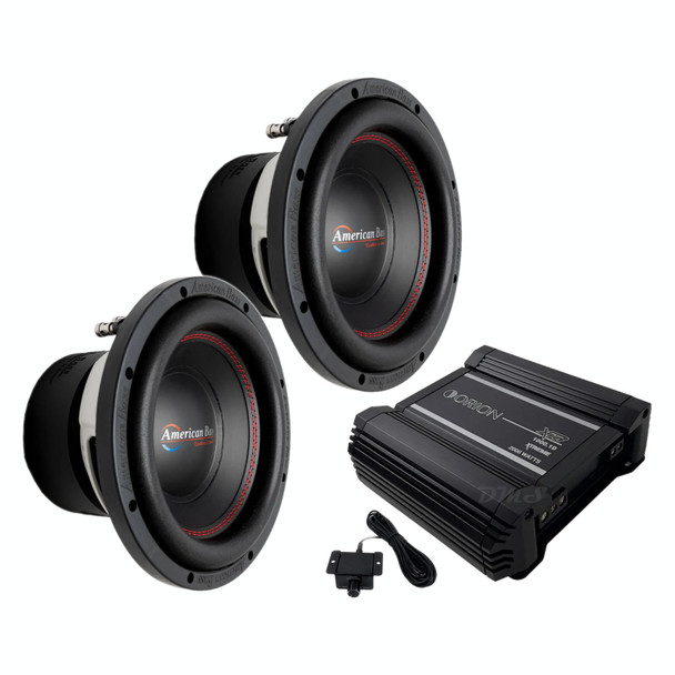 American Bass XD 10 Package | Dual 10" 900W D4 Subwoofers & Orion XTR1000.1D Amplifier MAIN PHOTO